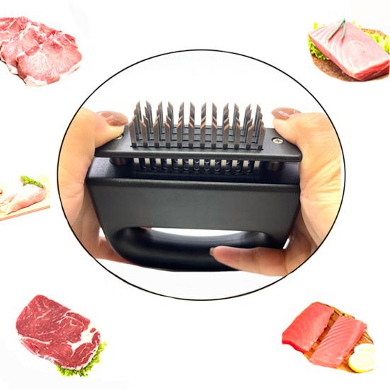 BATTICARNE Inox Manico In Acciaio Con FRANGINERVI Acciaio Professionale