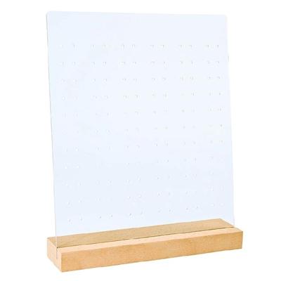 Présentoir à Boucles d'Oreilles en Acrylique Support de Présentation de Bijoux Rack Organisateur de Bijoux