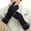 Warm Gloves with Velvet, Suitable for Women To Use In Winter, Touch Screen Elegant Bow Accessories, Cycling and Driving Gloves