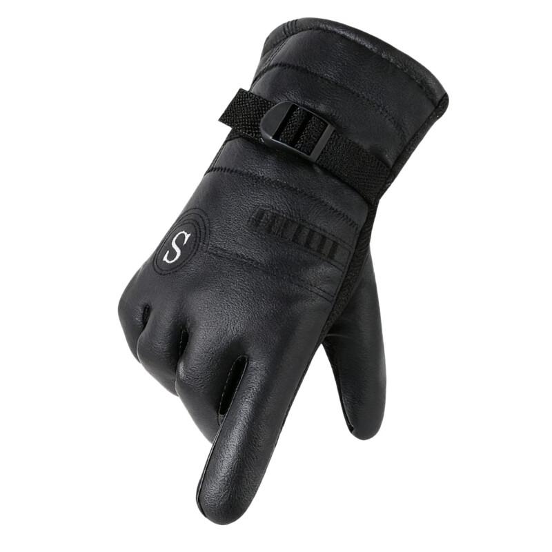 Men s Winter Fleece-Lined Cycling & Outdoor Gloves - 2 Pairs