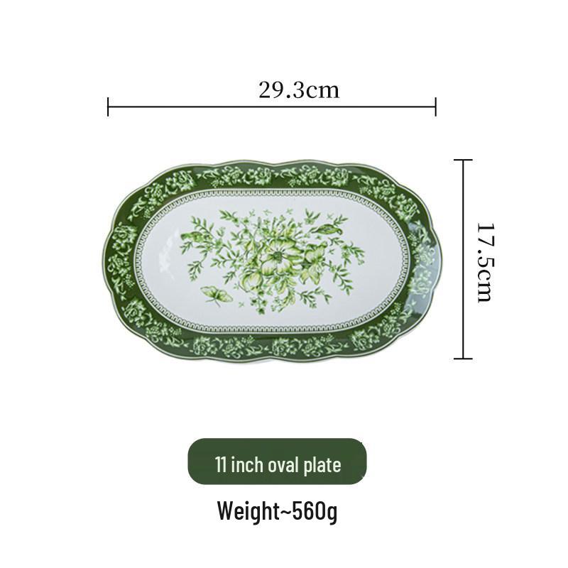 Nordic Style Purple Ceramic Tableware Set: Retro French Bowls, Plates & Dishes - Perfect Housewarming Gift