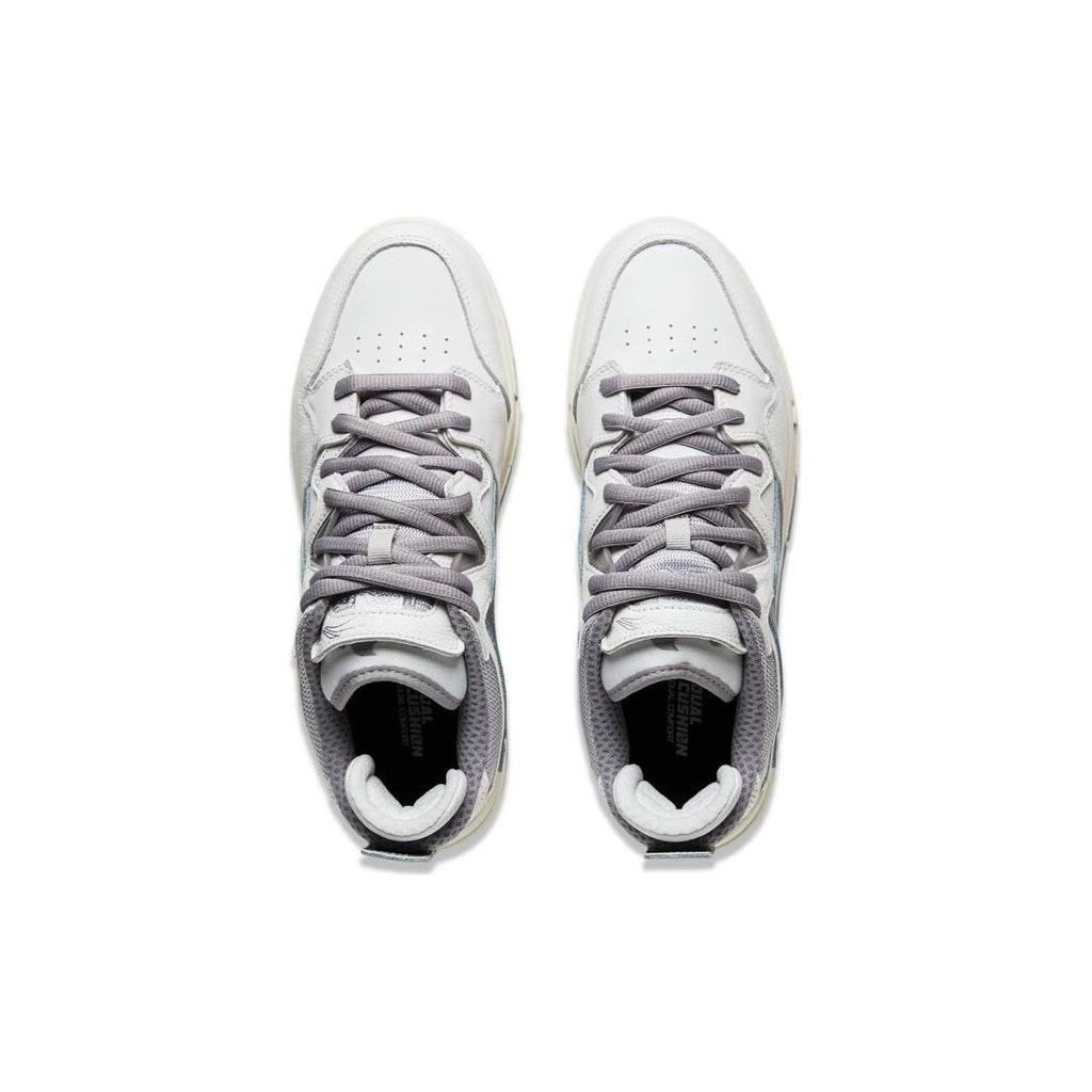 Li Ning We Wo Pro Comfortable Classic Versatile Low-Top Sneakers Women Sneakers White Gray AECT072-1
