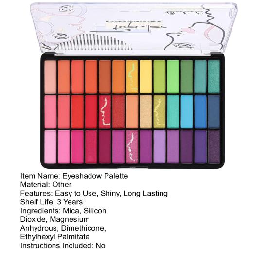 Non-Fading Eye Shadow Powder Non-caking Fashion 39 Colors Students Matte Pearlescent Makeup