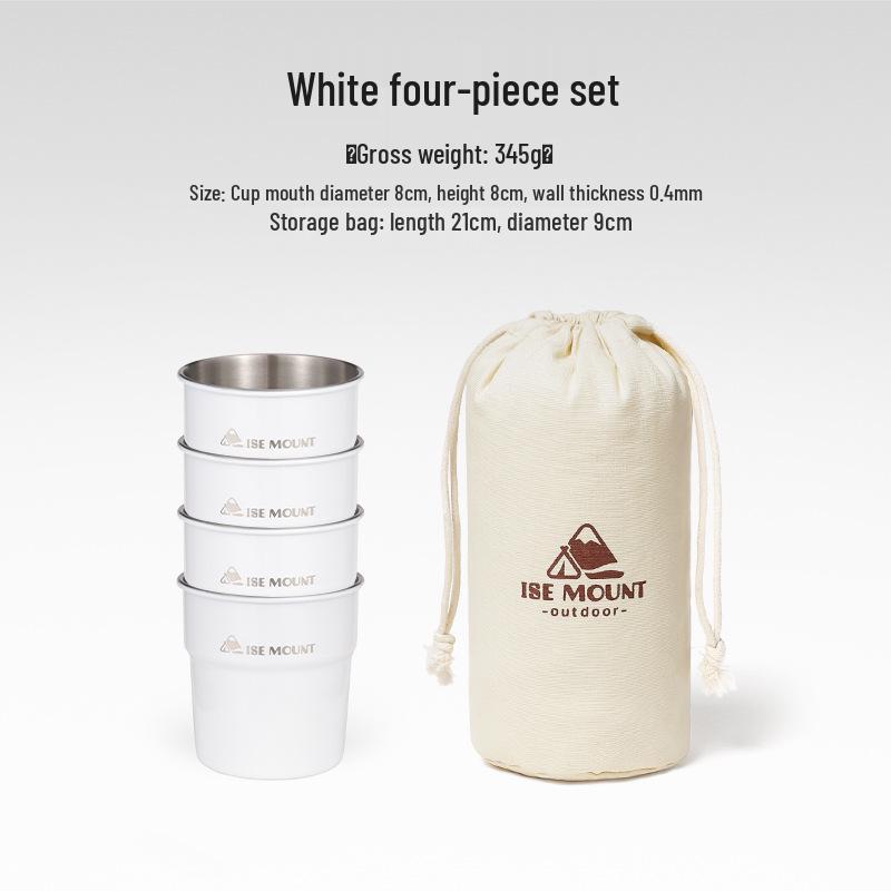 304 Stainless Steel Multi-Purpose Outdoor Cup: Ideal for Camping, Beer, Coffee, Water, and Beverages