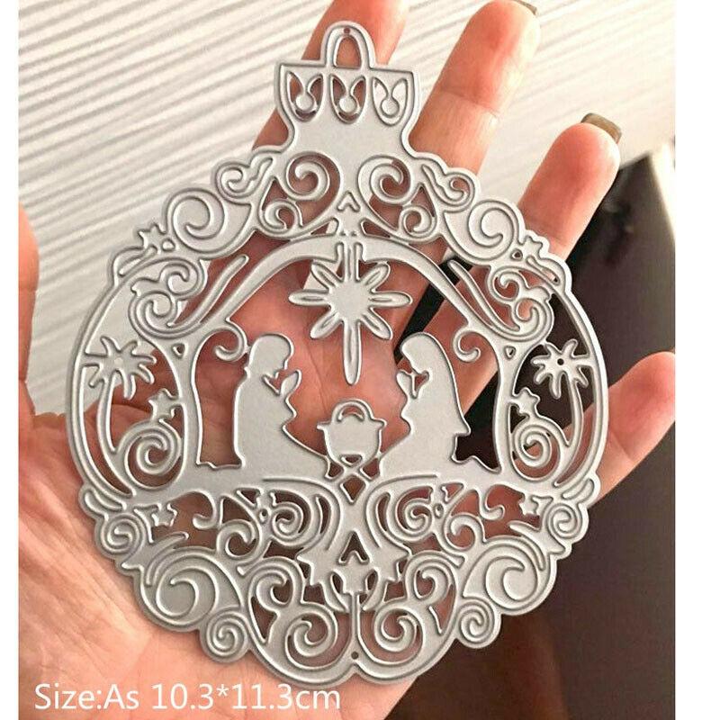 

DiY тиснение Резак кристалл углеродистая сталь Резка Скрапбукинг Сталь Орнамент Металл Рождественское ремесло