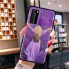 Lavender Case For Samsung Galaxy A51 A71 M31 A41 A31 A11 A01 M51 M21 M11 M40 Black Soft Phone Cover Fundas