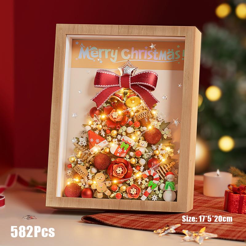 High-Quality Creative High-Quality Merry High-Quality Christmas High-Quality Tree High-Quality Building High-Quality Blocks High-Quality Drawing