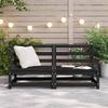 VidaXL Garden Lounge Set 2 Pcs Patio Furniture Outdoor Furniture Garden Furniture Patio Furniture Black 805694