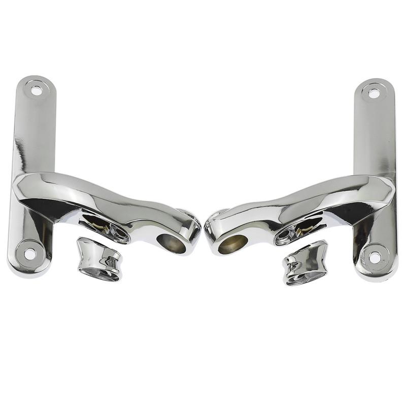 Motorcycle Turn Signal Bracket Auxiliary Lighting 4.5" Fog Light Holder Housing Outer Frame For Harley Touring FLH Electra Glide