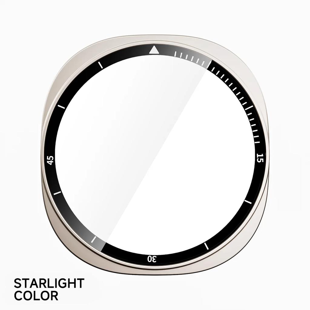 Tempered Glass+ PC Cover for Samsung Galaxy Watch 8 44mm All Coverage Protective Bumper Case for Galaxy Watch 8 40mm Accessories