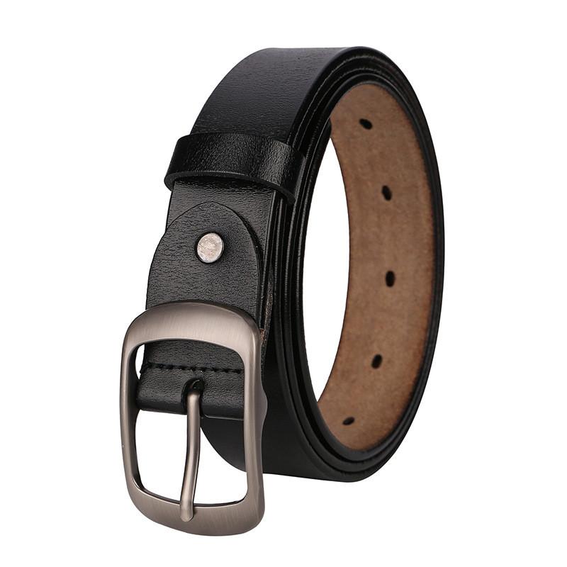 Stylish Leather Mens Waist Belt With Classic Pin Closure Men Fashion Use Daily
