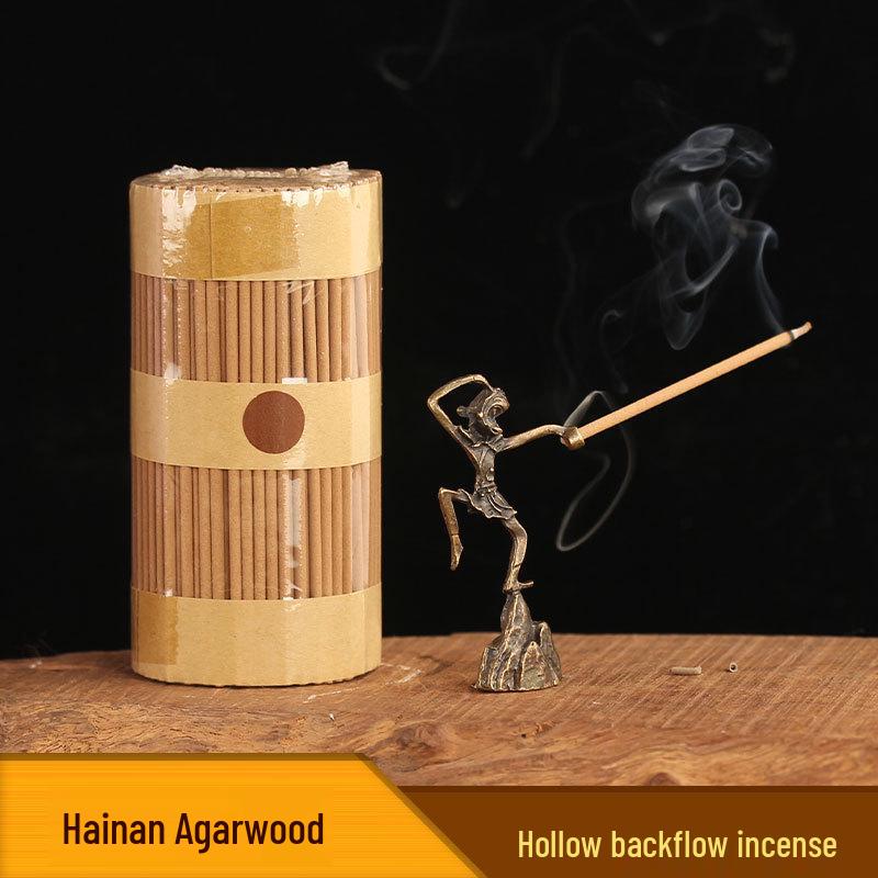 Natural Hainan Agarwood Backflow Incense Sticks - Air Purifying from Nha Trang, Vietnam.