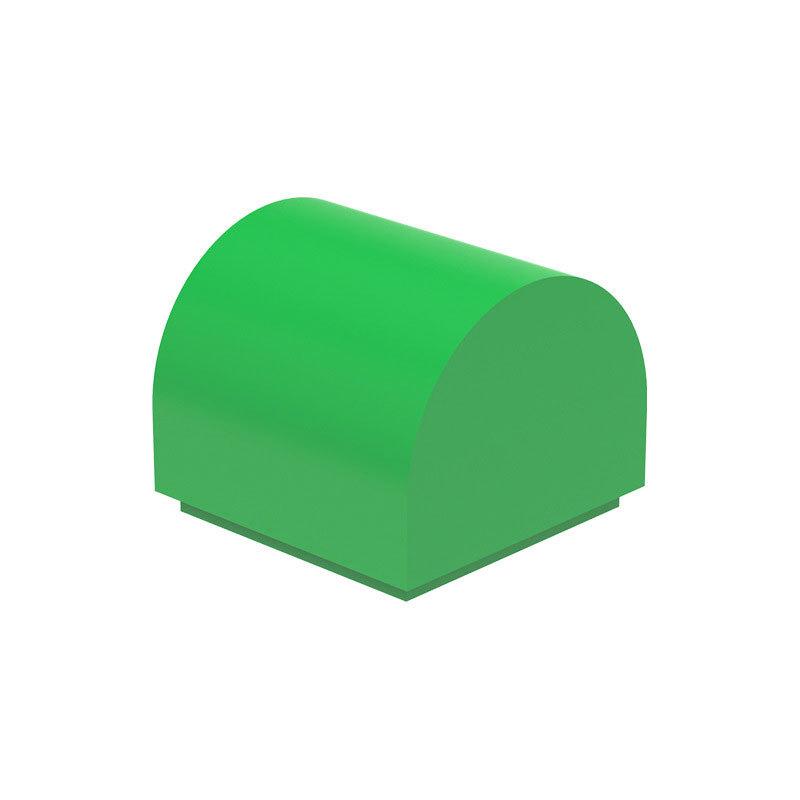 

Non-Toxic 10Pcs 49307 1X1X2/3 Double Curved Top Building Blocks Moc Slope Compatible With Brick Children Toys Gift Box 10pcs