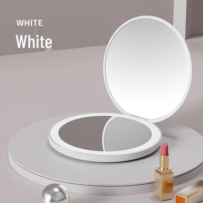 Portable Mini LED Lighted Foldable Makeup Mirror with Custom Logo