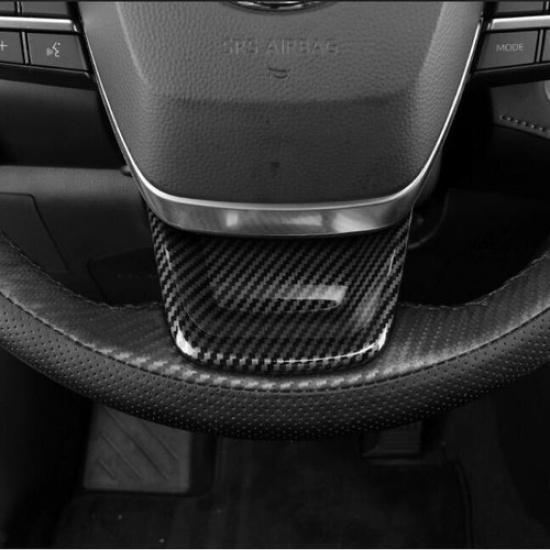 For Toyota Grand Highlander 2024 Carbon Fiber Steering Wheel Switch Trims 3pcs