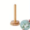 1 Pezzo Portafilo in Legno Dispenser Manuale per Filato Porta Bobina Maglia Rack Verticale Rotante per Tessitura Dispenser Bobina da Avvolgimento