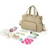 Large Capacity Mommy Bag Solid Color Nappy Bag Personalized Shoulder Bag  Women