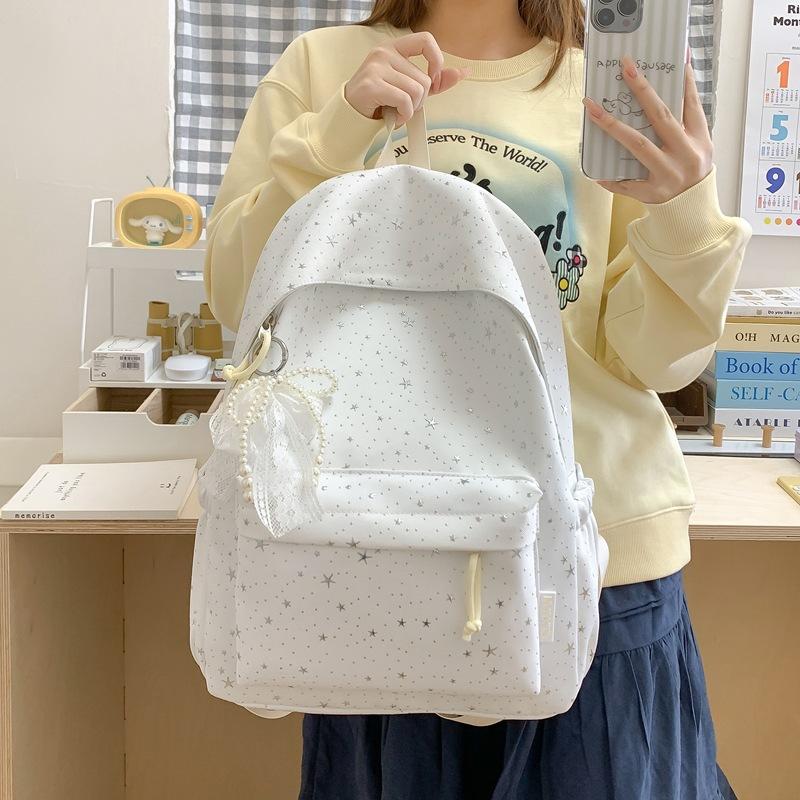 Schoolbag Cute Bear Schoolbag Female Junior High School Girl College Student New Backpack Ins Niche Mori Versatile Backpack