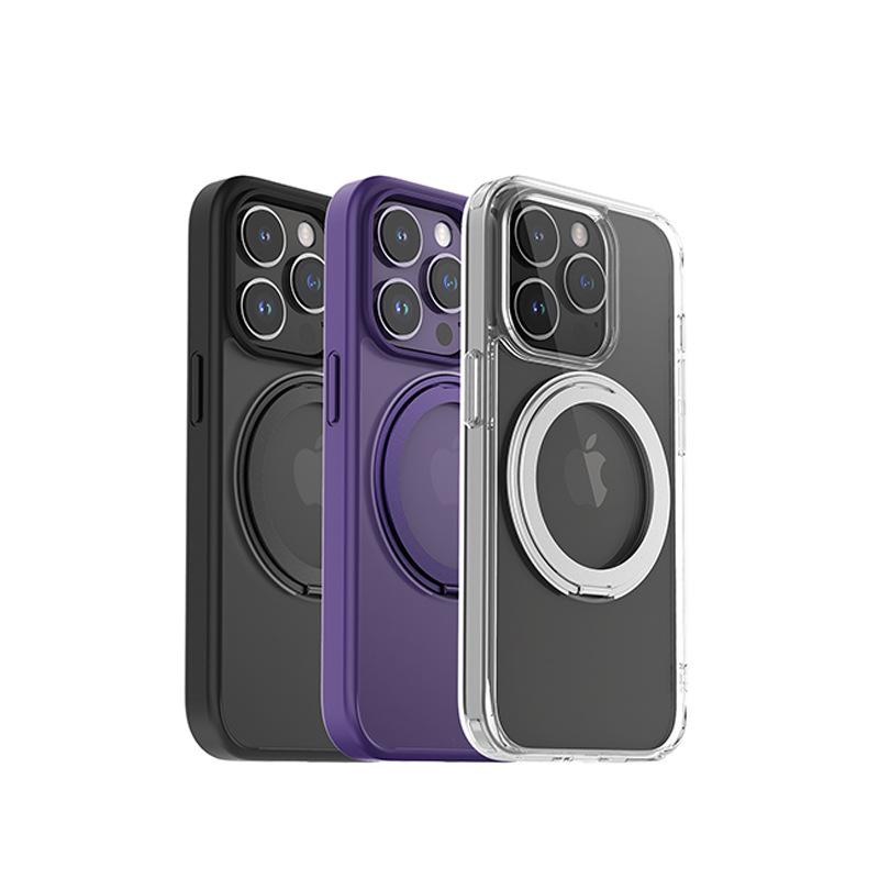 

Вращающийся на 360° магнитный чехол-подставка для iPhone 14 Pro с покрытием Soft-Touch, как у Apple 15 iPhone 13 Pro Max