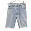 90s Old Denim Shorts W36 Wash Blue Men's Used