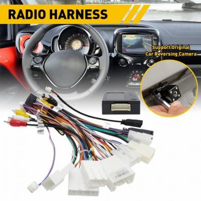 Radio Wiring Connector Harness Fit Toyota 4Runner Camry Corolla Prius 16PIN