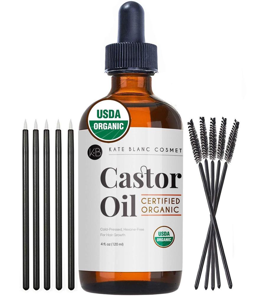 Beauty Specialty Castor Oil Organic Cold Pressed Castor Oil 4oz 120ml 100% Additive-Free