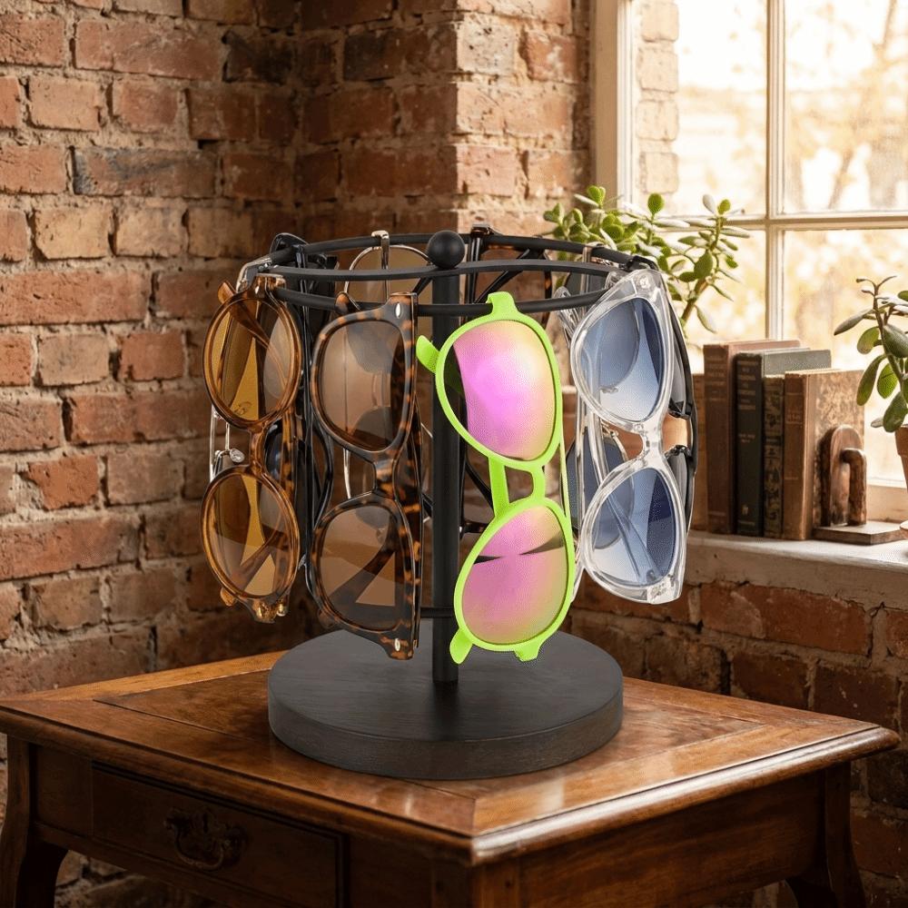 Space Saving Eyeglass Organizer Multi-functional Sunglass Display Rack Retail Display