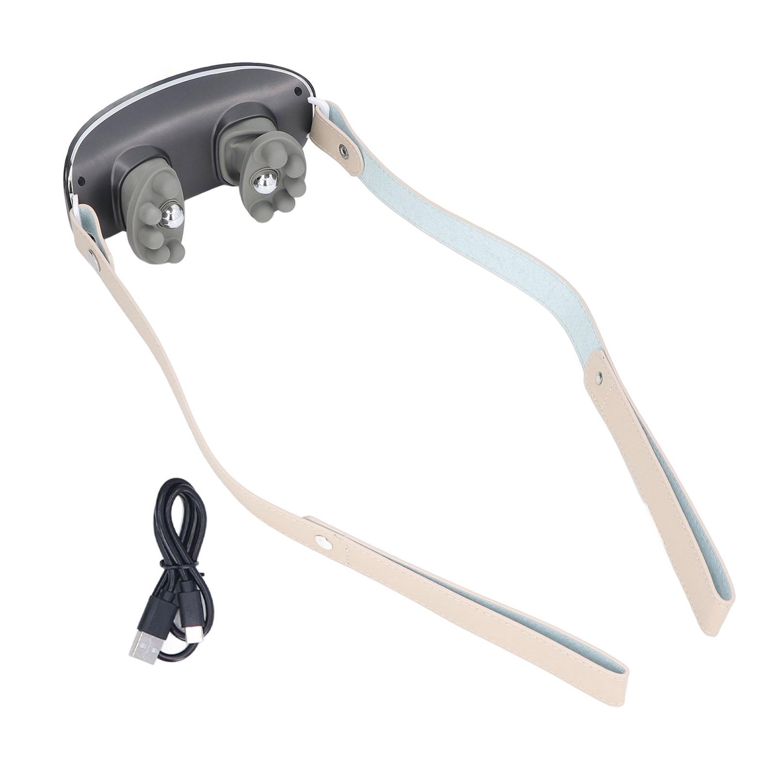 

Массажер для шеи снимает мышечную боль портативный перезаряжаемый разминающий горячий компресс массажер для шеи чёрный