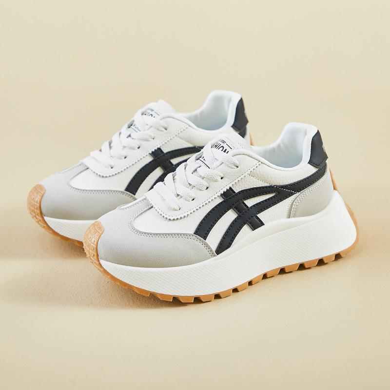 Ins New Dad Shoes Spring Student Sports Running Casual Shoes Platform Height Increase XFK