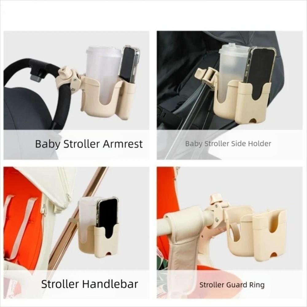 Plastic Stroller Bottle Holder Anti-Slip Mobile Phone Holders Stable Pram Cup Holders  Outdoor