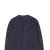 Polo Ralph Lauren Solid Color Pony Embroidered V-Neck Single-Breasted Long Sleeve Knit Sweater Men sweater Black 710920649-004