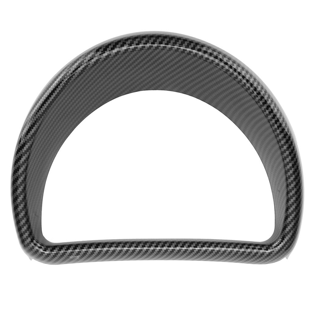 SOCOCO Carbon Fiber Look Dashboard Cover Trim Replacement for Smart 453 Made of ABS with UV Tape Easy Interior Part Protection Fortwo/Forfour