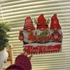 Decoration Supplies Garden Santa Pendant New Year Xmas Hanging Oranments Christmas Door Hanger DIY