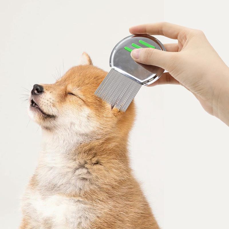 Pet Combs, Cat Combs, Three-bar Combs for Cats and Dogs, Hair Removal and Knotting Beauty Combs