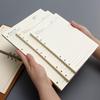 A4 Lined Refillable Notebook Pages