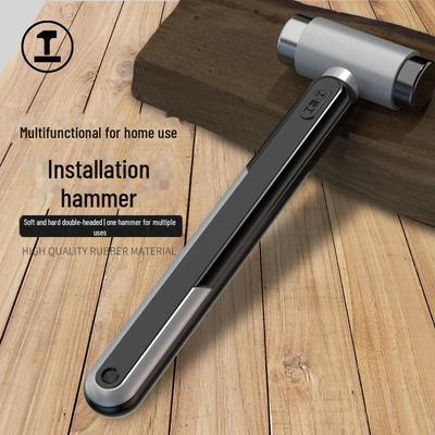 Green Forest Rubber Hammer for Tile, Door, Window, and Leather Installation.