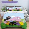 3-teiliges Barbapapa Bettwäsche-Set: Ideal für Schlafzimmer oder Gästezimmer. Weich und bequem, ohne Kern yy251009186