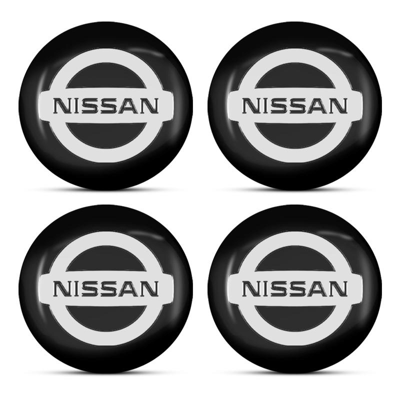 

4 шт. 56 мм колпачки ступицы центра колесного диска эмблема автомобильные аксессуары для Nissan Nismo Qashqai J11 J10 Juke X Trail T32 Tiida Teana Skyl Nissan-nblack