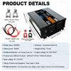 SOECOPO 20000W Portable Off Grid Solar System Kit 2*300W Panel 12V 24V To 220V/110V Inverter Socket 100A Controller for Camping