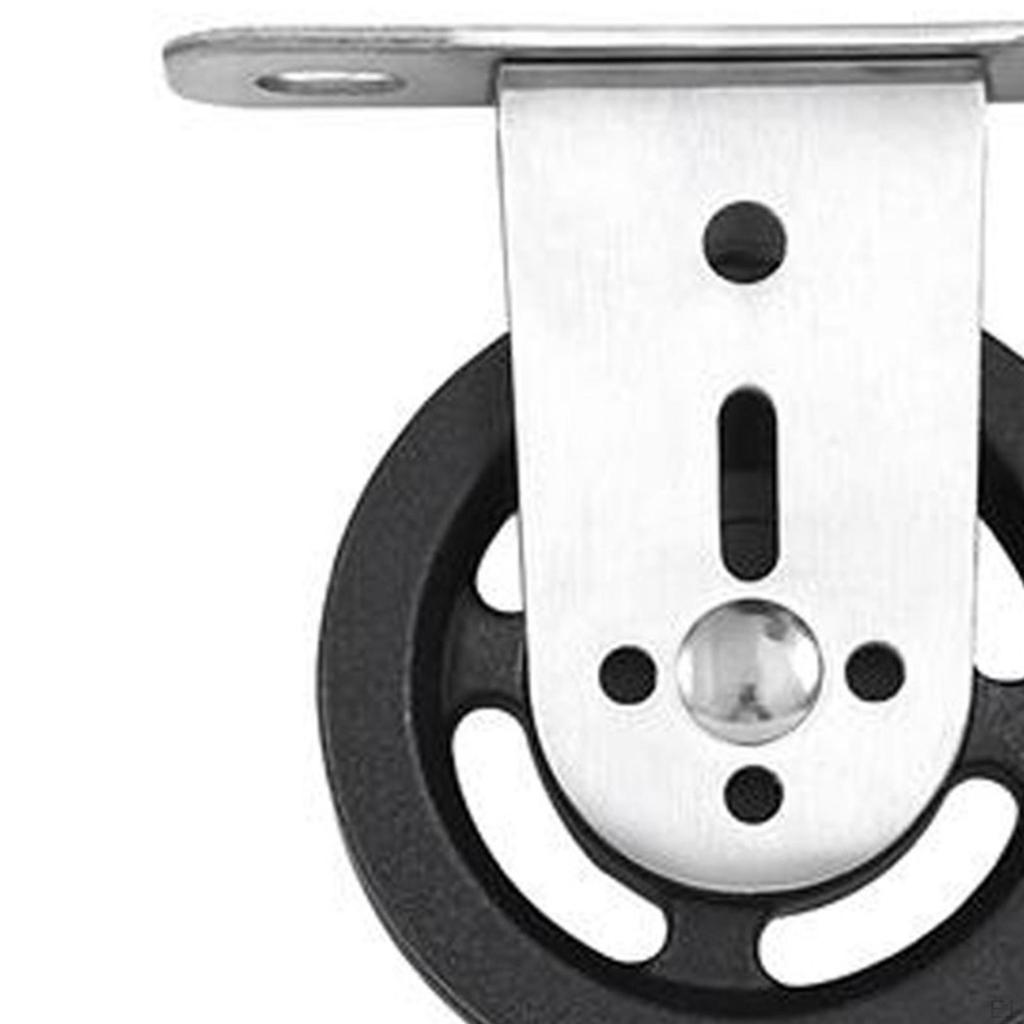 Bearing Pulley Wheel Lifting Sturdy Silent Pull Down for DIY Attachment Wire Rope