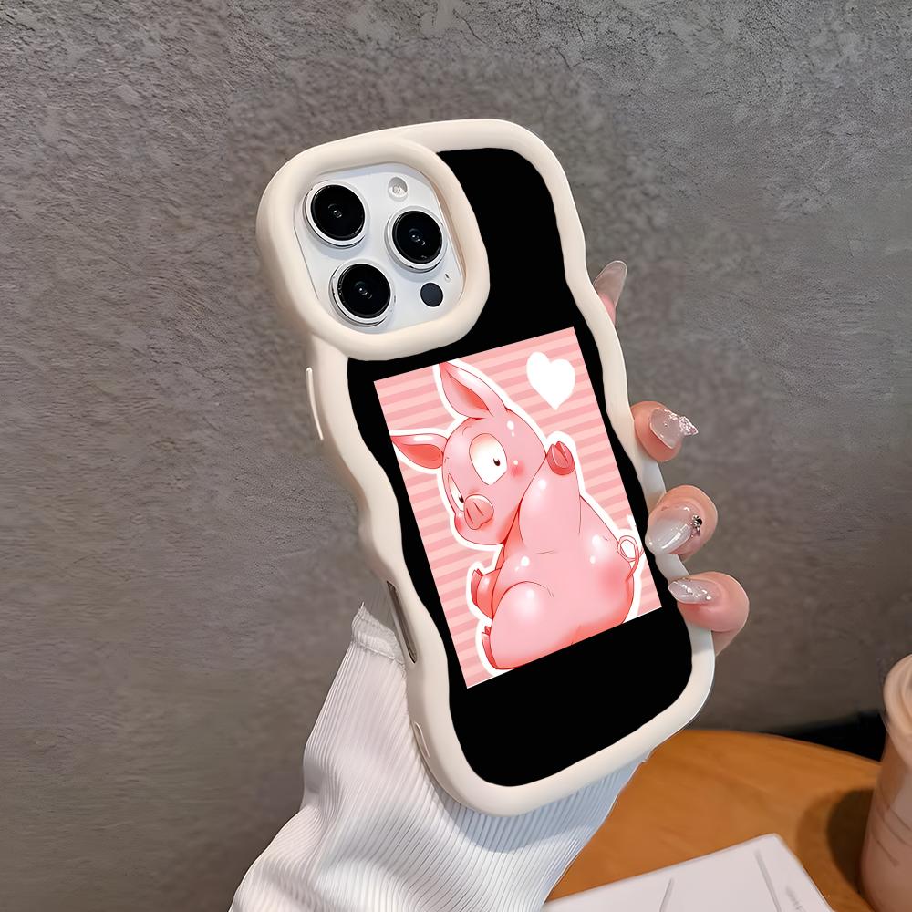 Accel Arita Haruyuki Wavy Edge TPU Mobile Phone Case for iPhone 17 16 15 14 13 12 11 Air Pro Max Plus Colorful Cover