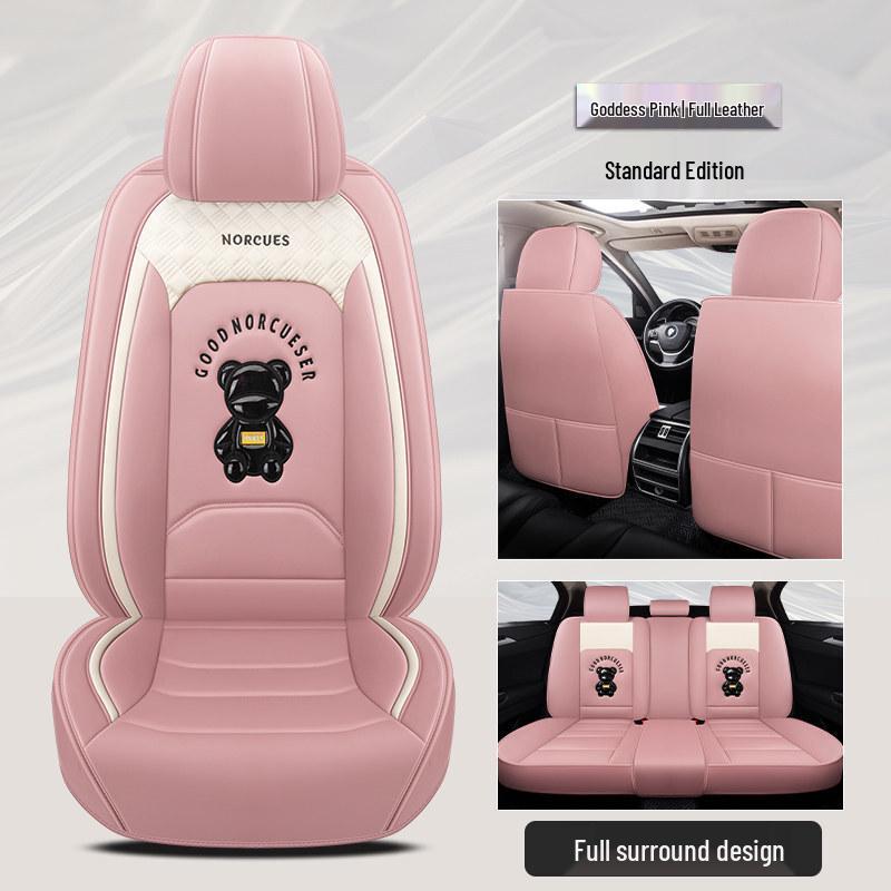 Ouzhi Goddess Cartoon Car Seat Cushion Cover - Universal Fit for All Seasons