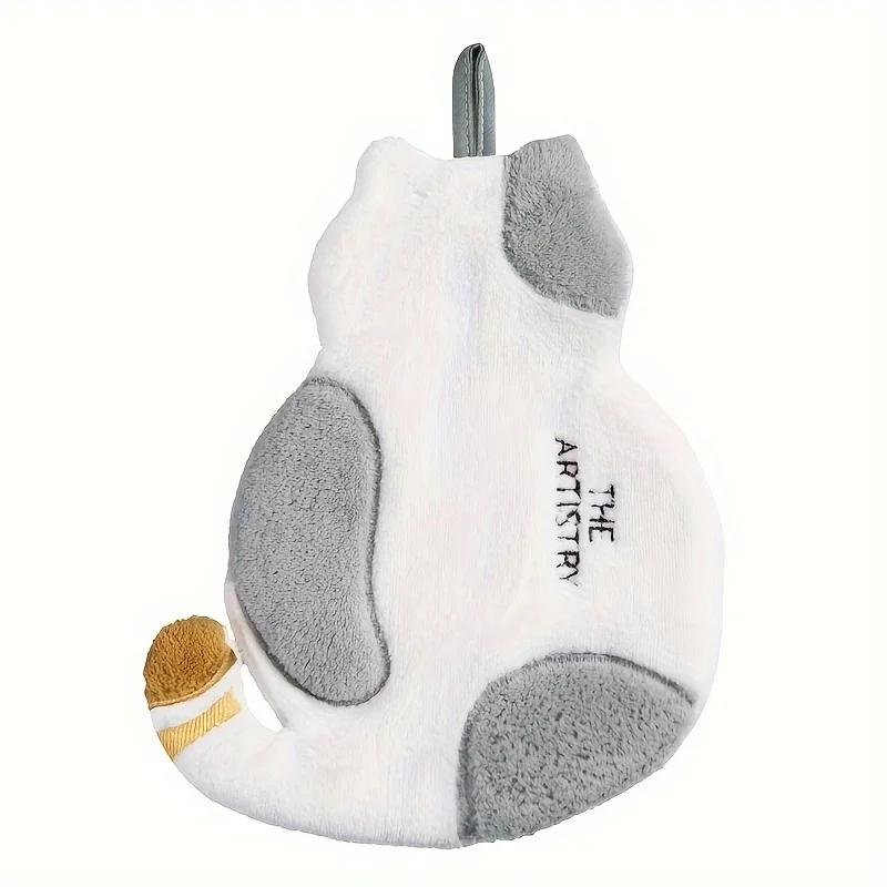 Ultra-Soft Coral Fleece Hand Towel- Absorbent & Quick-Dry for Kitchen, Bathroom,And Home Use Microfiber Cloth Cleaning Products