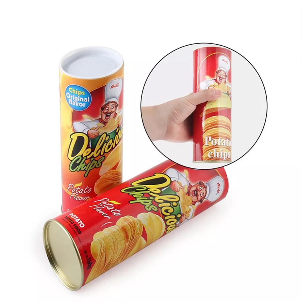 Classic Prank Toy Snake In Potato Chip Can For Fun Jokes 3. Prank Toy Is