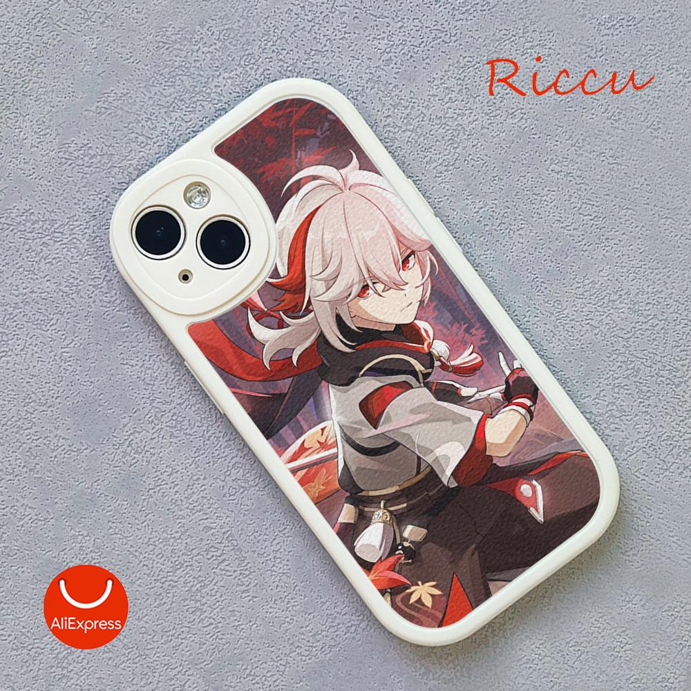 For Iphone Kazuha Genshin Impact Phone Case for Iphone 14 13 11 12 Pro MAX 13 12 MiNi 7 8 plus iphone 14 XS XR Lambskin Covers