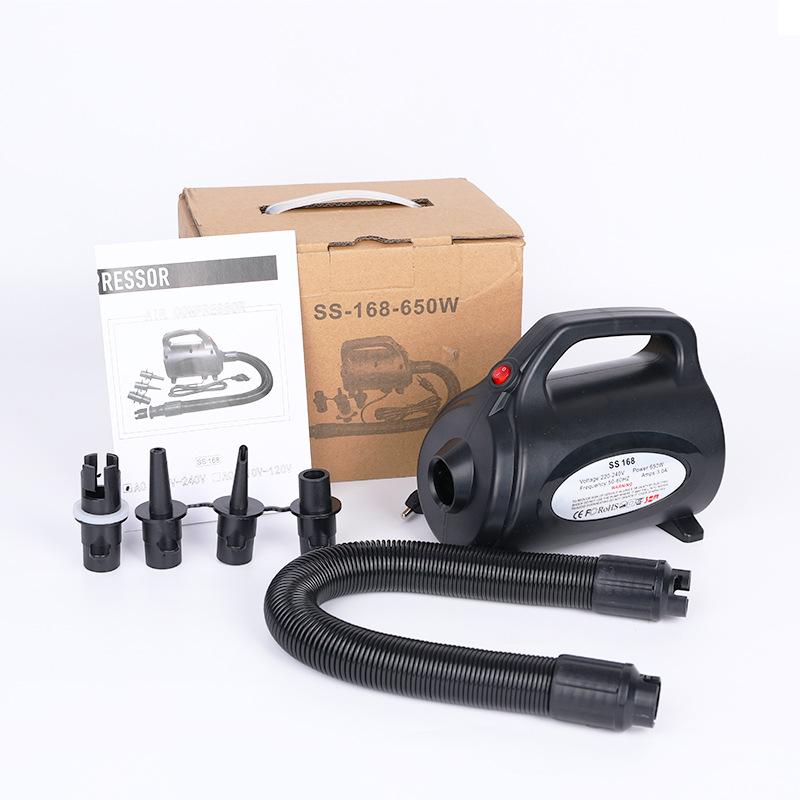 220V High-Power Inflatable Air Pump for Pool Rings, Lifebuoys, Air Mattresses, and Rubber Boats
