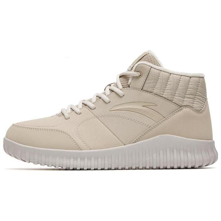 

ANTA Casual Shoes Men s Mid top Beige 112248983-1 41