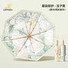 New 8-bone Hand Open Color Glue Fabric Parasol Three-fold Sunscreen Umbrella Folding Sun Umbrella Weather and Rain Muse Umbrella
