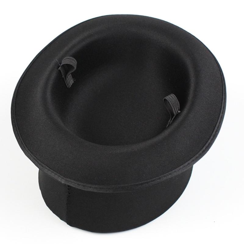 Eleganter Zaubererhut, Zylinderhut, Stirnband für Unisex, modisches Accessoire, stilvoller Panamahut für Damen