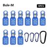 9pcs Squid Jig Hook Cover Anti-Scratch Puncture Wooden Shrimp Hook Cover Storage Case Outdoor Camping Fishing Accessories Tools